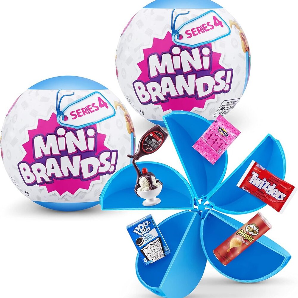Mini Brands Series 4 (2 Pack) by ZURU Amazon Exclusive Mini Collectibles